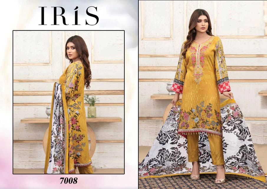 Iris Vol-7 Cotton Dress Material Catalogue Set Iris Vol-7 Cotton Dress Material Catalogue Set